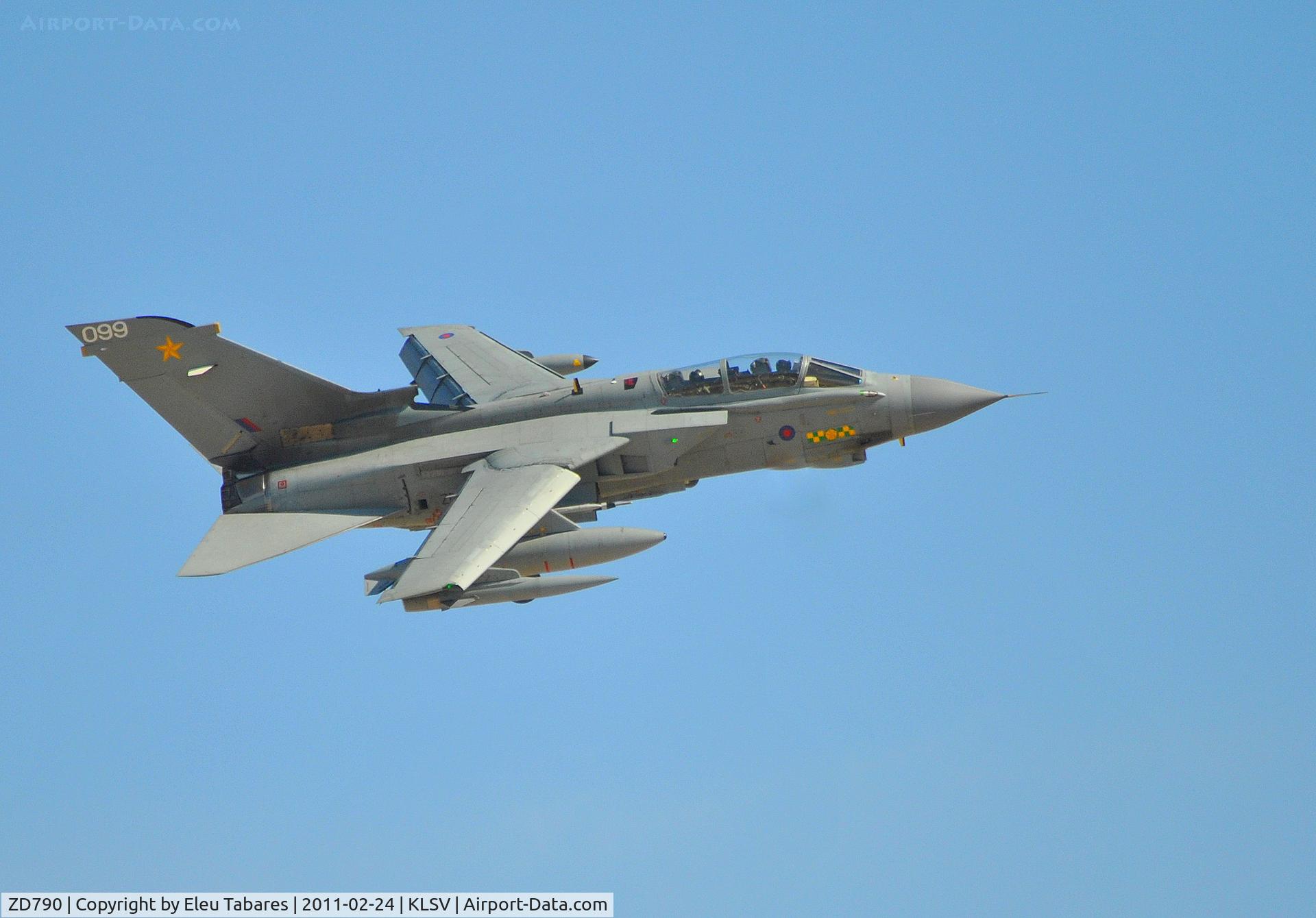 ZD790, 1984 Panavia Tornado GR.4 C/N 394/BS133/3181, Taken during the Red Flag Exercise at Nellis Air Force Base, Nevada.