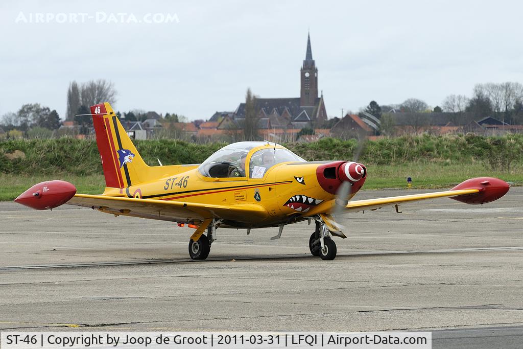 ST-46, 1970 SIAI-Marchetti SF-260D C/N 846, nice visitor during our stay at Cambrai air base.