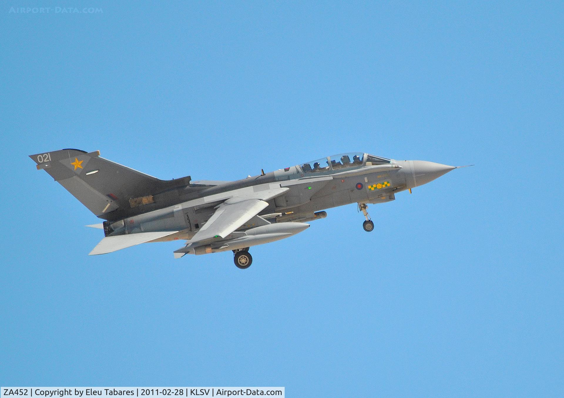 ZA452, 1983 Panavia Tornado GR.4 C/N 247/BS082/3118, Taken during Red Flag Exercise at Nellis Air Force Base, Nevada.