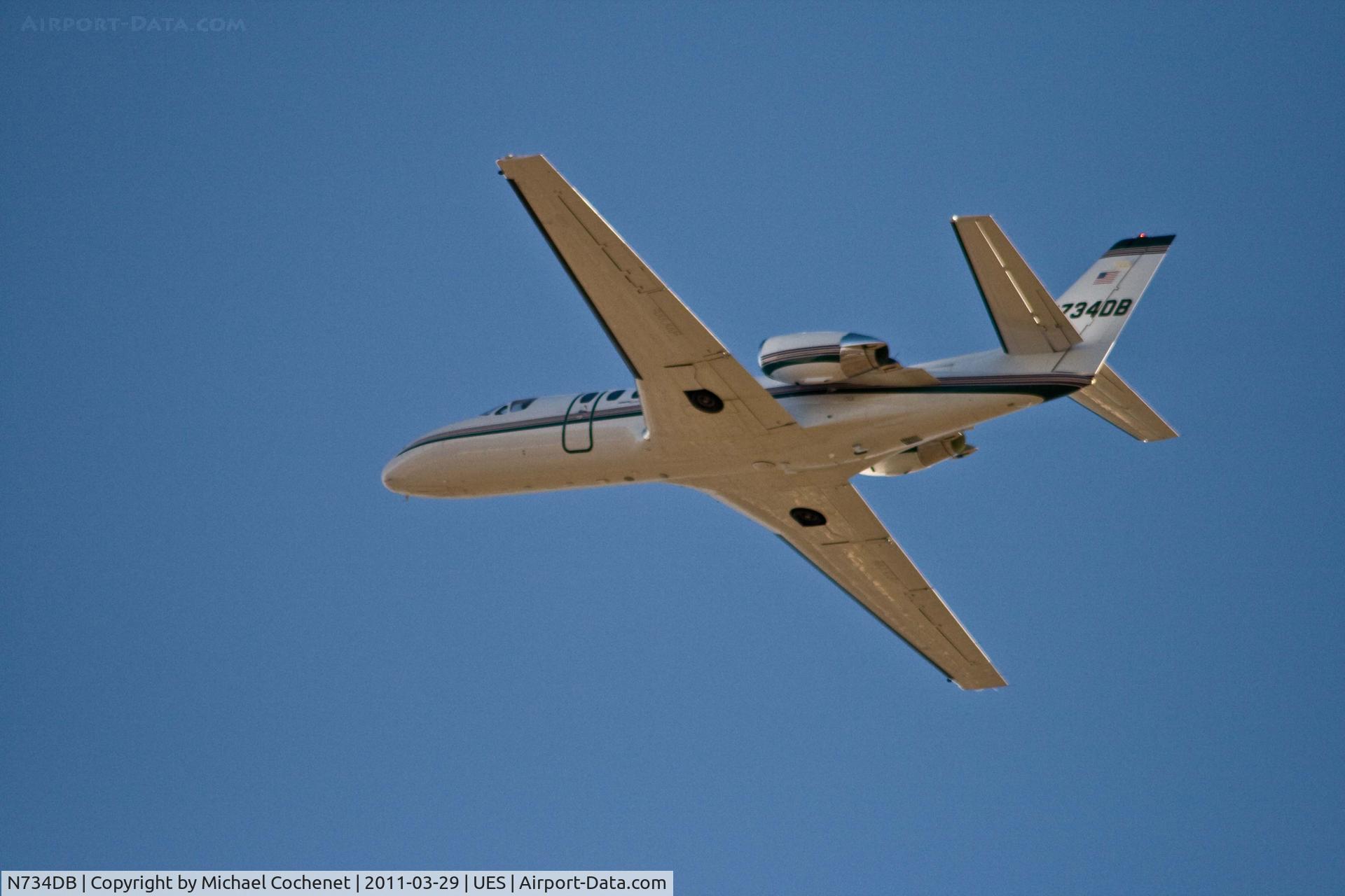 N734DB, Cessna 560 C/N 560-0143, Shot at Crites Field in Waukesha WI