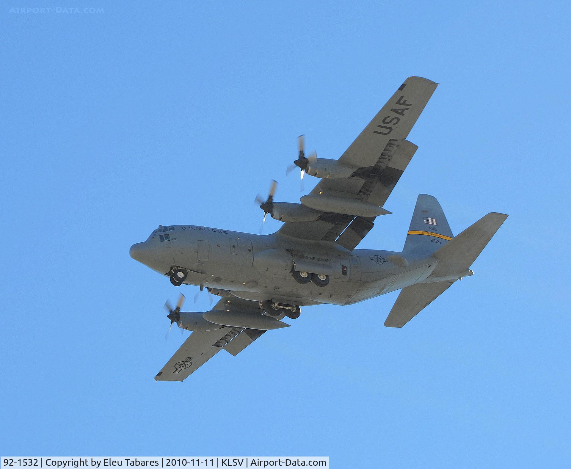 92-1532, 1992 Lockheed C-130H Hercules C/N 382-5328, Taken at Nellis Air Force Base, Nevada.