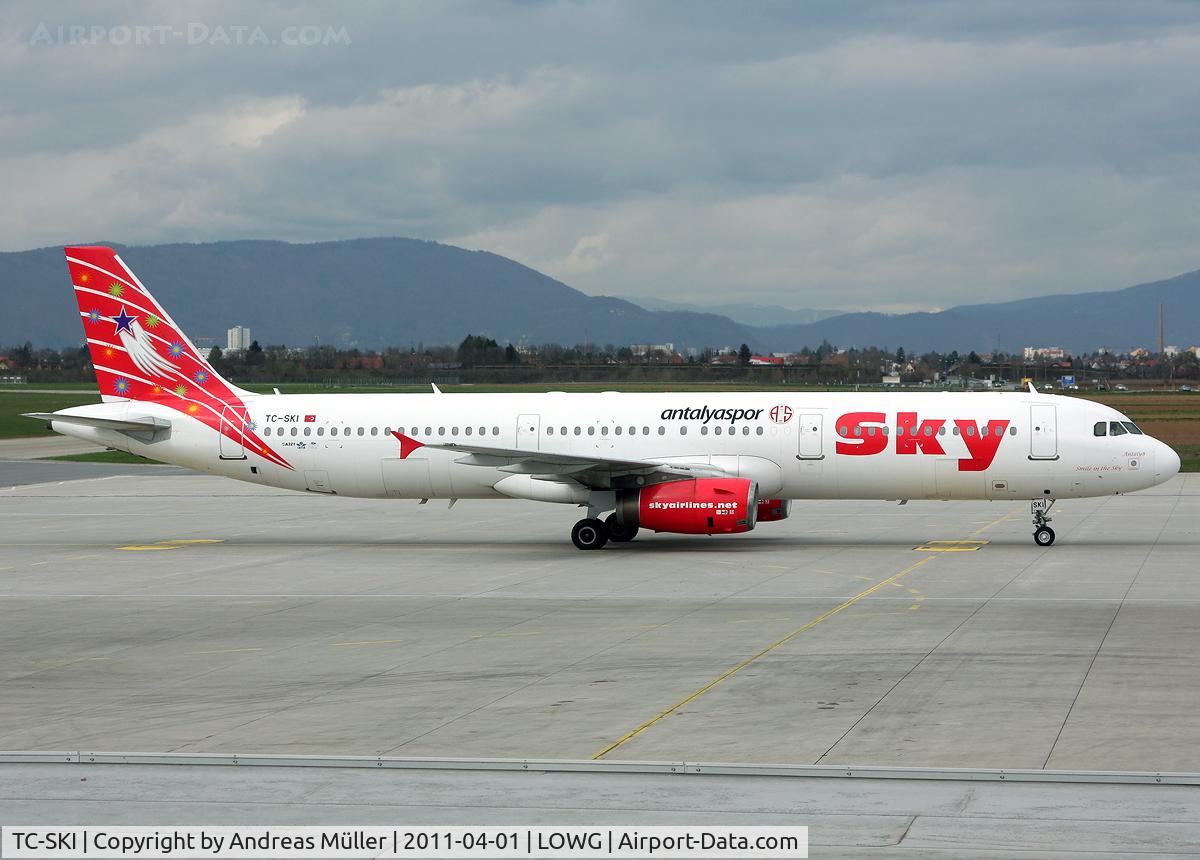 TC-SKI, 1998 Airbus A321-231 C/N 0811, Arrived from Antalya.