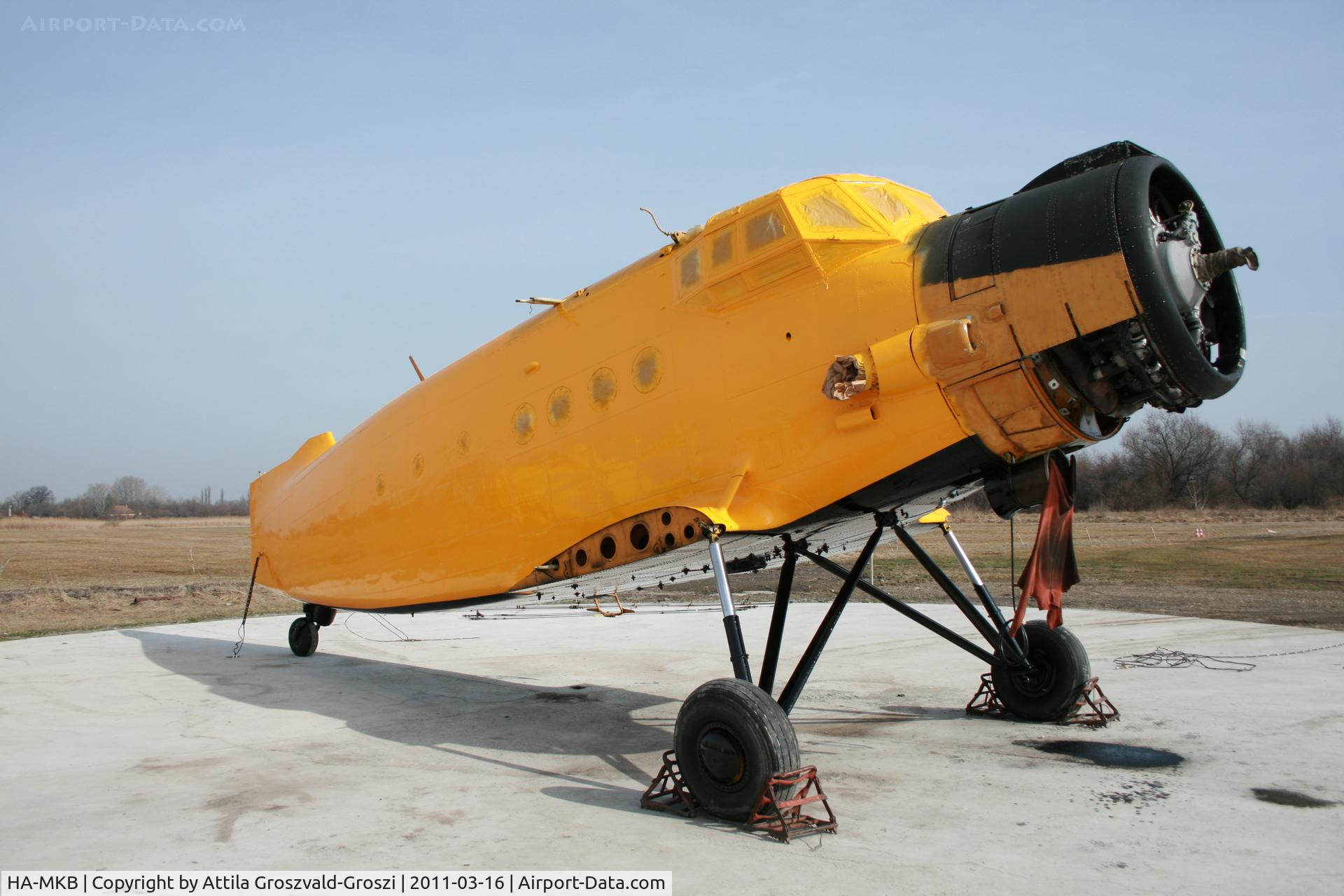 HA-MKB, 1979 PZL-Mielec AN-2R C/N 1G190-15, Szatymaz Airfield, Hungary - During a renovation and painting