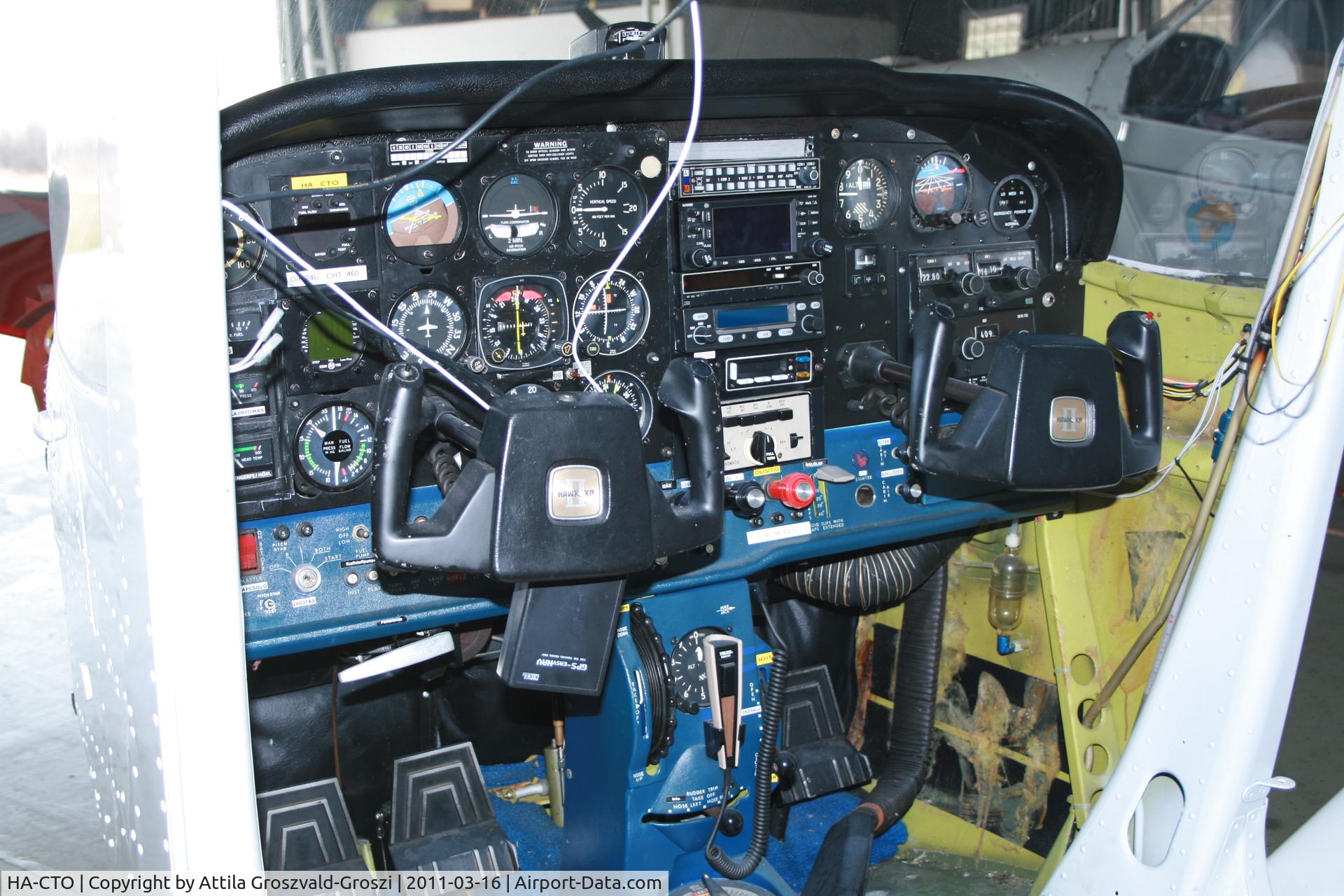 HA-CTO, 1979 Reims FR172K Hawk XP C/N FR-172-00613, Szatymaz Airfield, Hungary - Cocpit