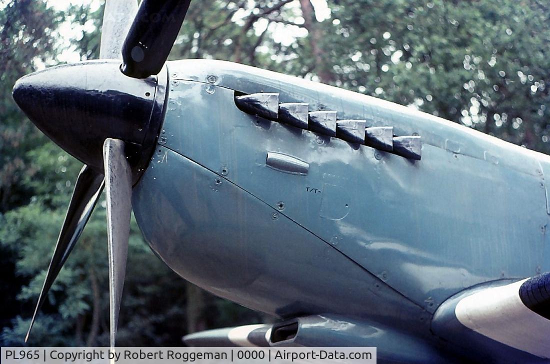PL965, 1944 Supermarine 365 Spitfire PR.XI C/N 6S/504719, Supermarine Spitfire XI.Oorlogs en Verzetsmuseum Overloon.Netherlands.1975 restored in original PR colors at RAF Bruggen.Back in flying condition as G-MKXI.