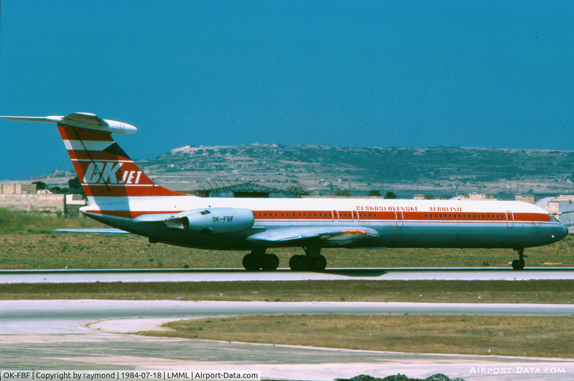 OK-FBF, 1974 Ilyushin IL-62 C/N 41805, Il62 OK-FBF CSA
