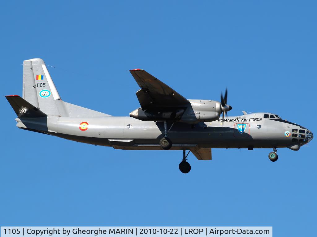 1105, Antonov An-30 C/N 1105, Landing