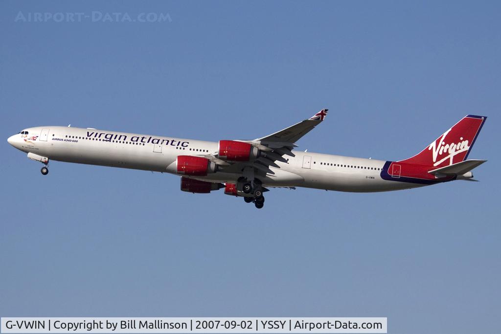 G-VWIN, 2006 Airbus A340-642 C/N 736, away to BKK