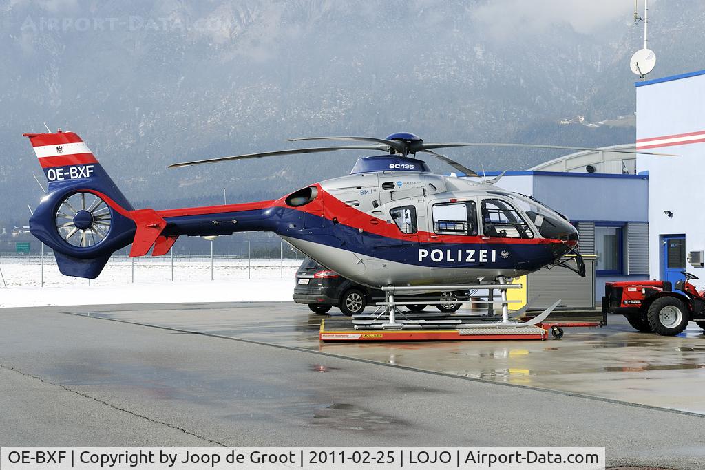 OE-BXF, 2008 Eurocopter EC-135P-2+ C/N 0674, this helicopter crashed into the Achensee on the 30st of March 2011 with the loss of life of all occupants.