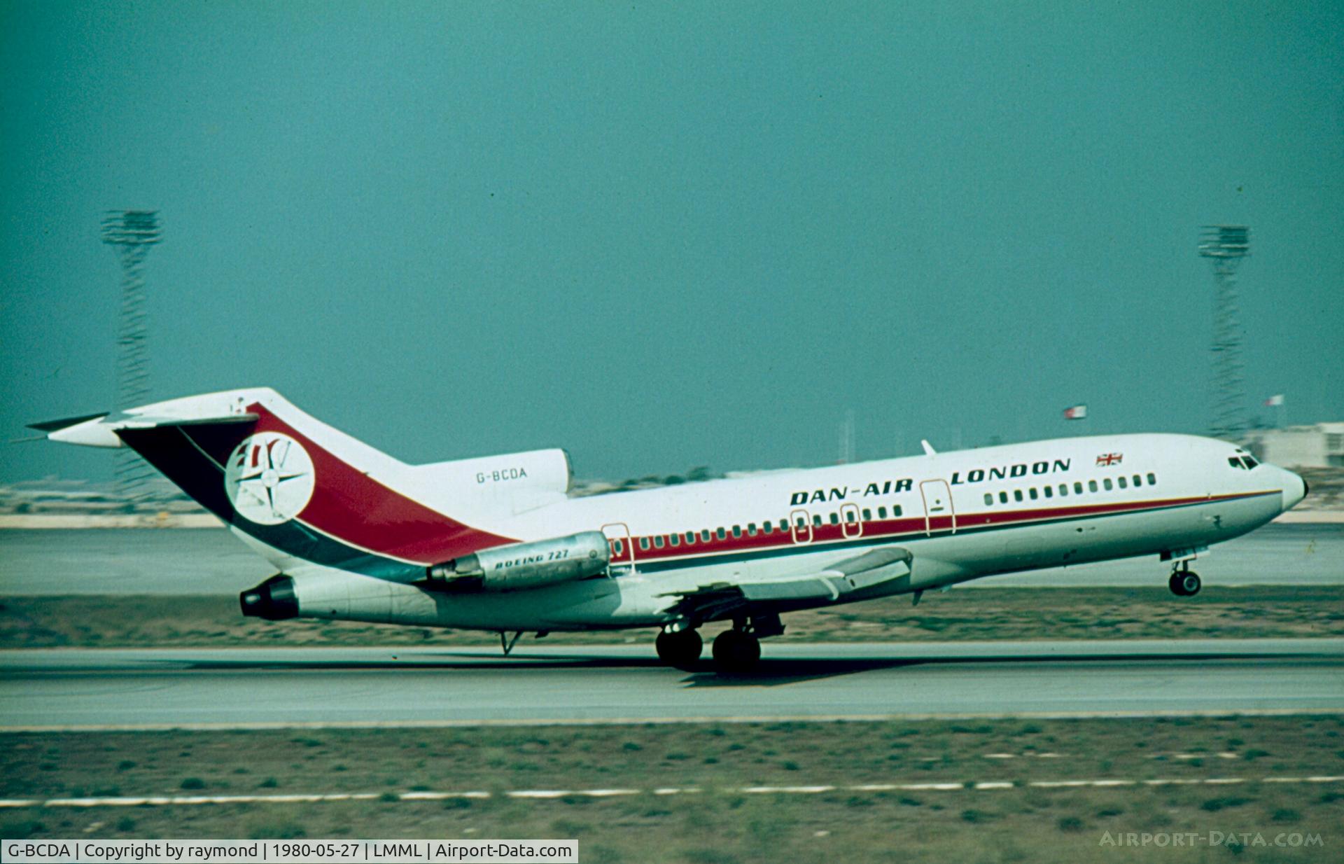 G-BCDA, 1967 Boeing 727-46 C/N 19281, B727 G-BCDA Dan-Air London