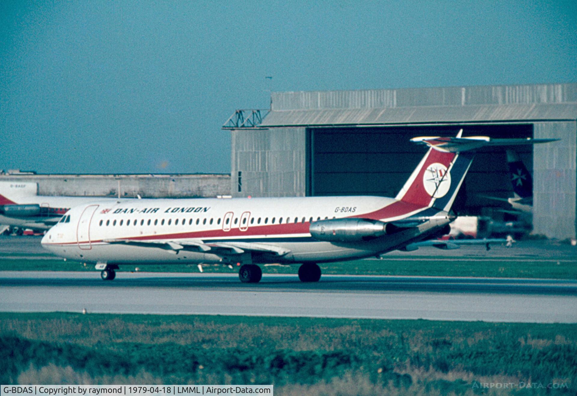 G-BDAS, 1969 BAC 111-518FG One-Eleven C/N BAC.202, BAC111 G-BDAS Dan-Air London