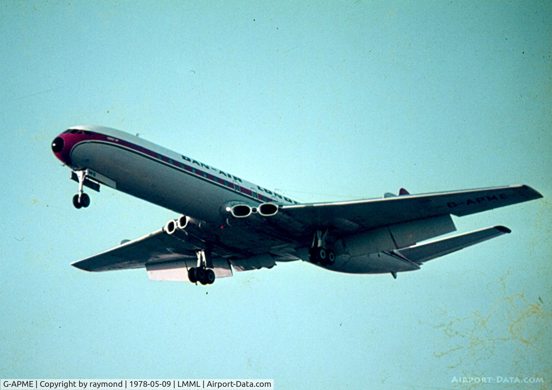 G-APME, 1960 De Havilland DH.106 Comet 4B C/N 6436, DH Comet G-APME Dan-Air London