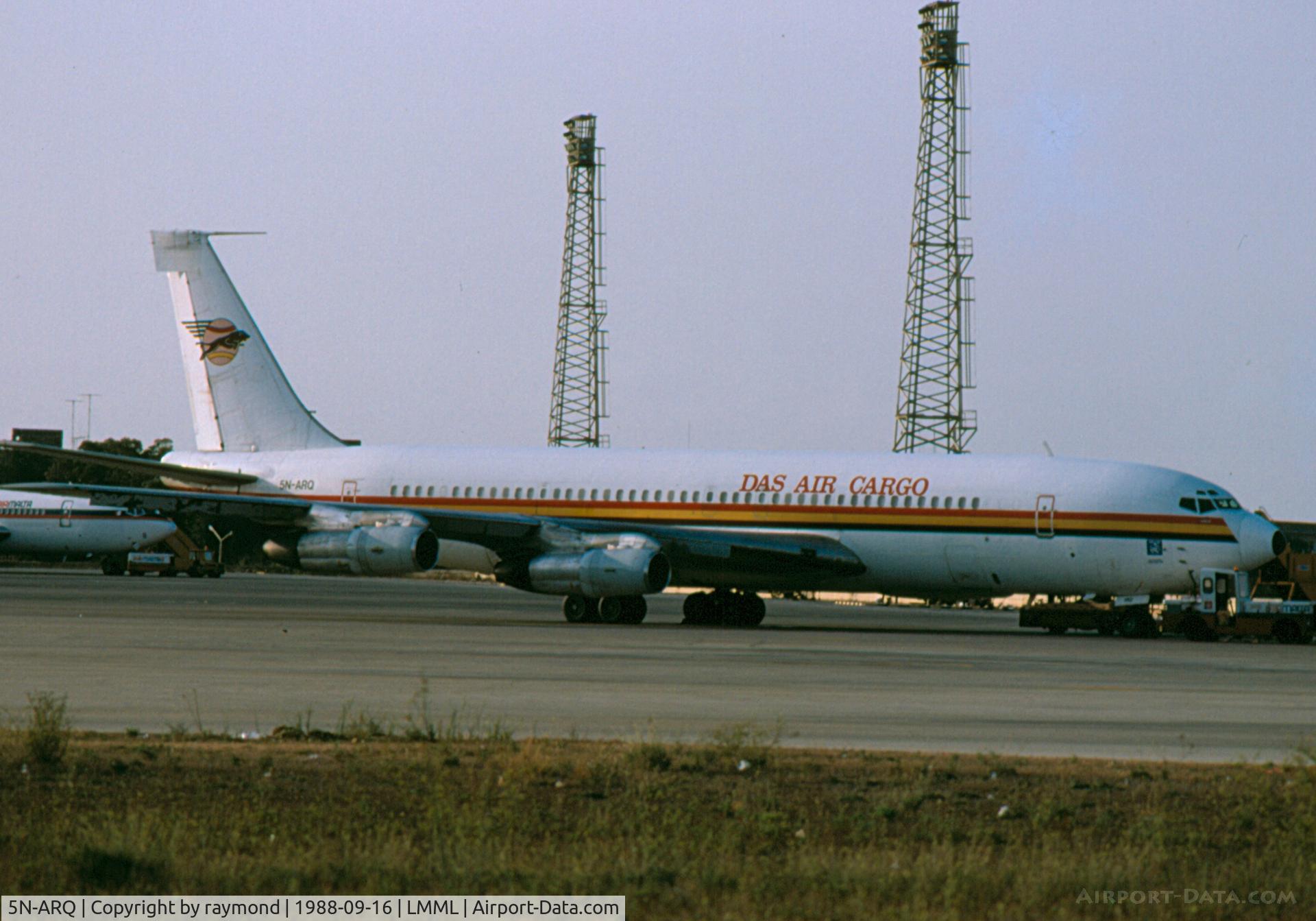 5N-ARQ, 1965 Boeing 707-338C C/N 18809, B707 5N-ARQ DAS Air Cargo
