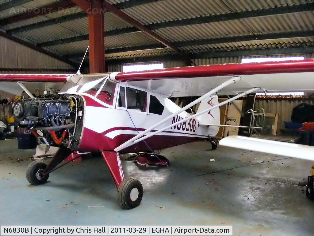 N6830B, Piper PA-22-150 C/N 22-4128, Privately owned