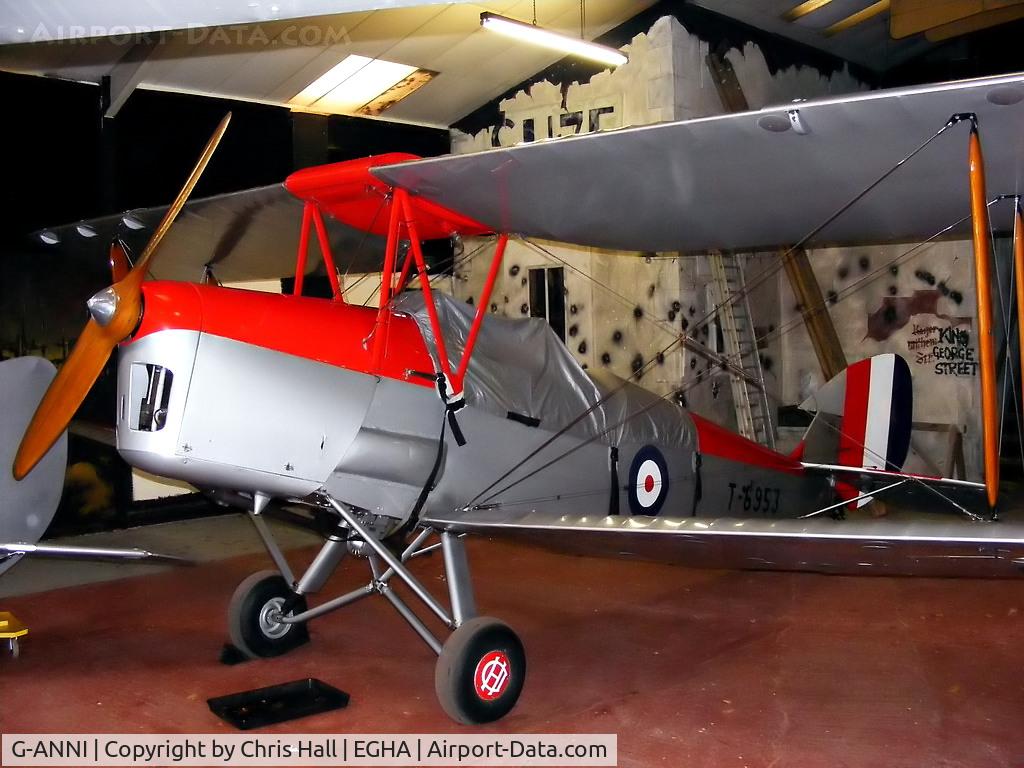 G-ANNI, 1941 De Havilland DH-82A Tiger Moth II C/N 85162, wearing its former RAF id T-6953