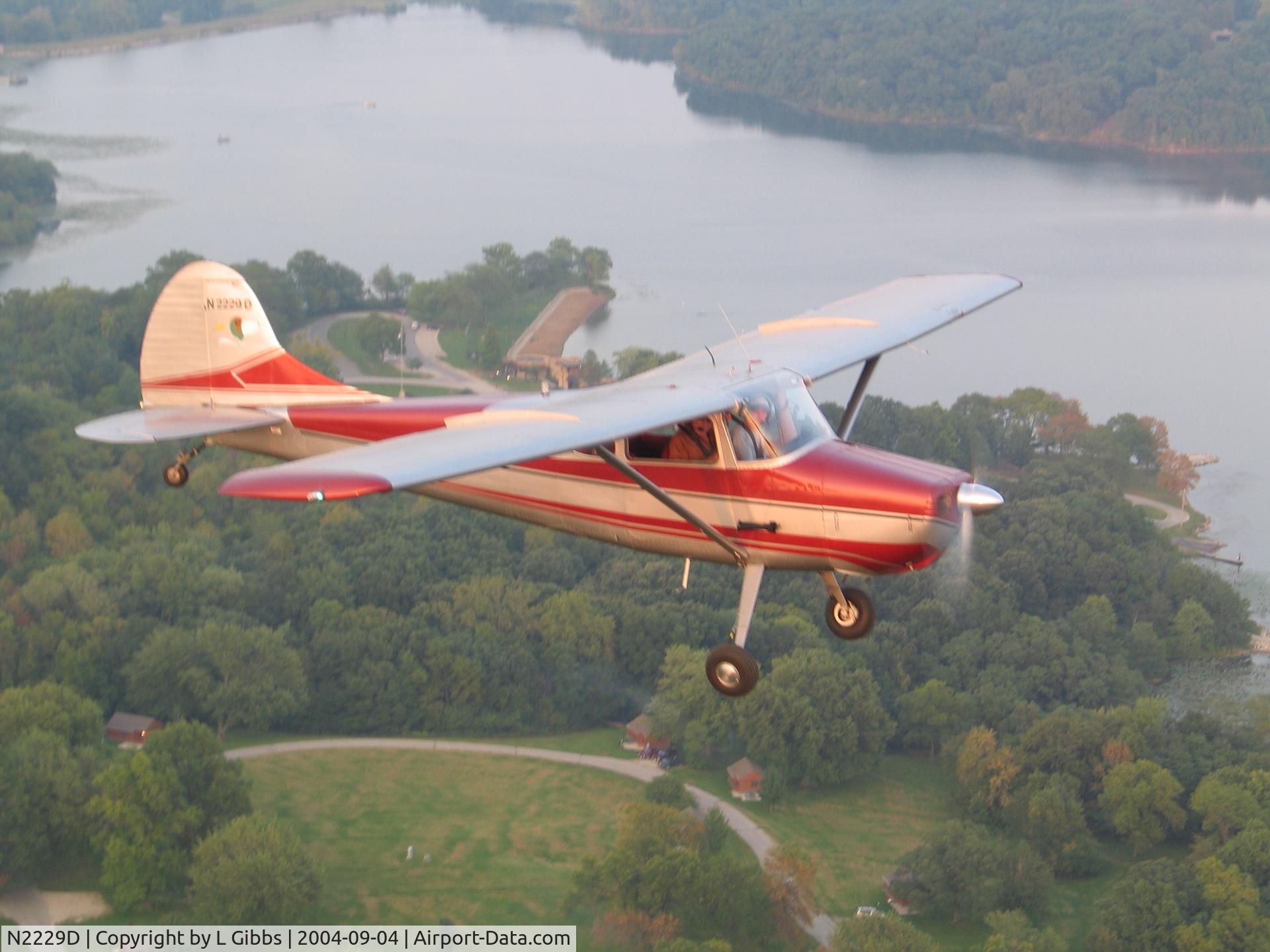 N2229D, 1952 Cessna 170B C/N 20381, Shot taken at Blakesburg, IA