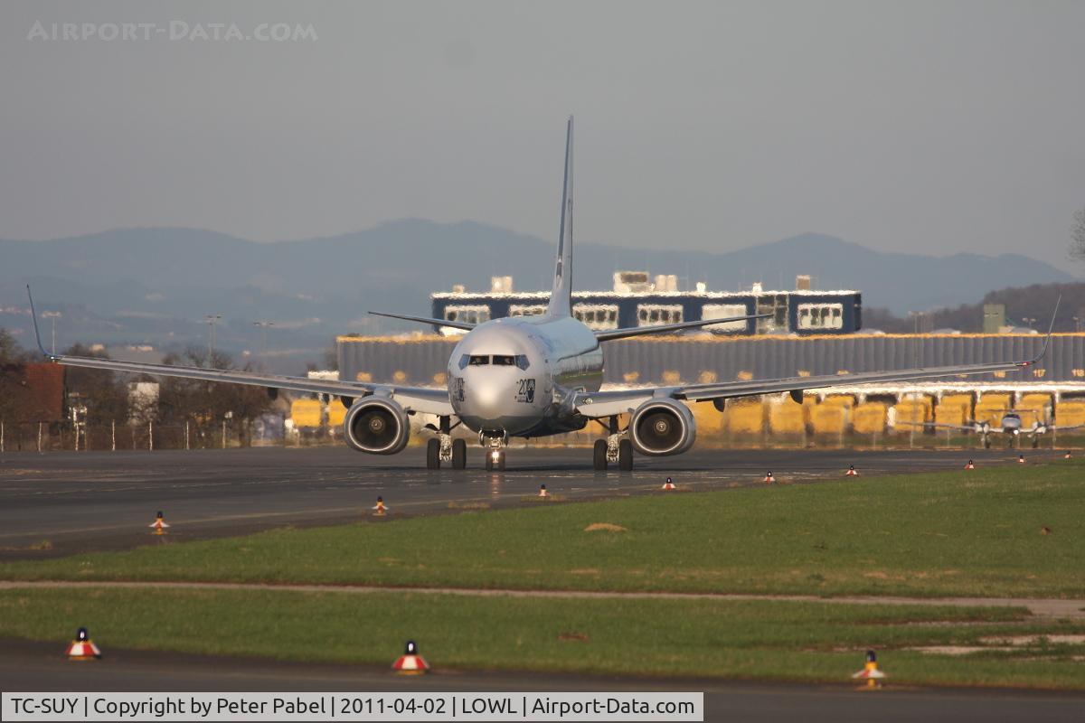 TC-SUY, 2001 Boeing 737-86N C/N 30806, LNZ