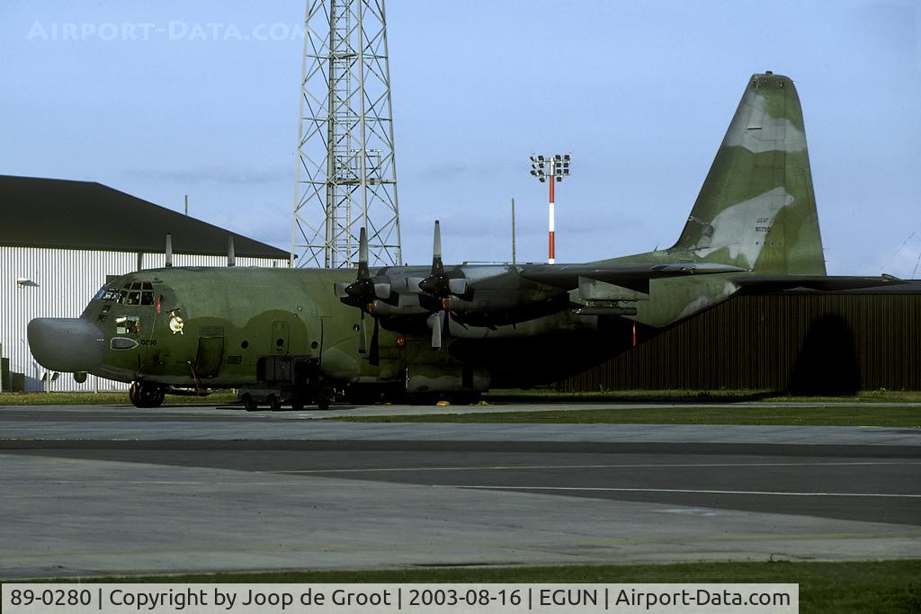 89-0280, 1989 Lockheed MC-130H Combat Talon II C/N 382-5236, based at Mildenhall