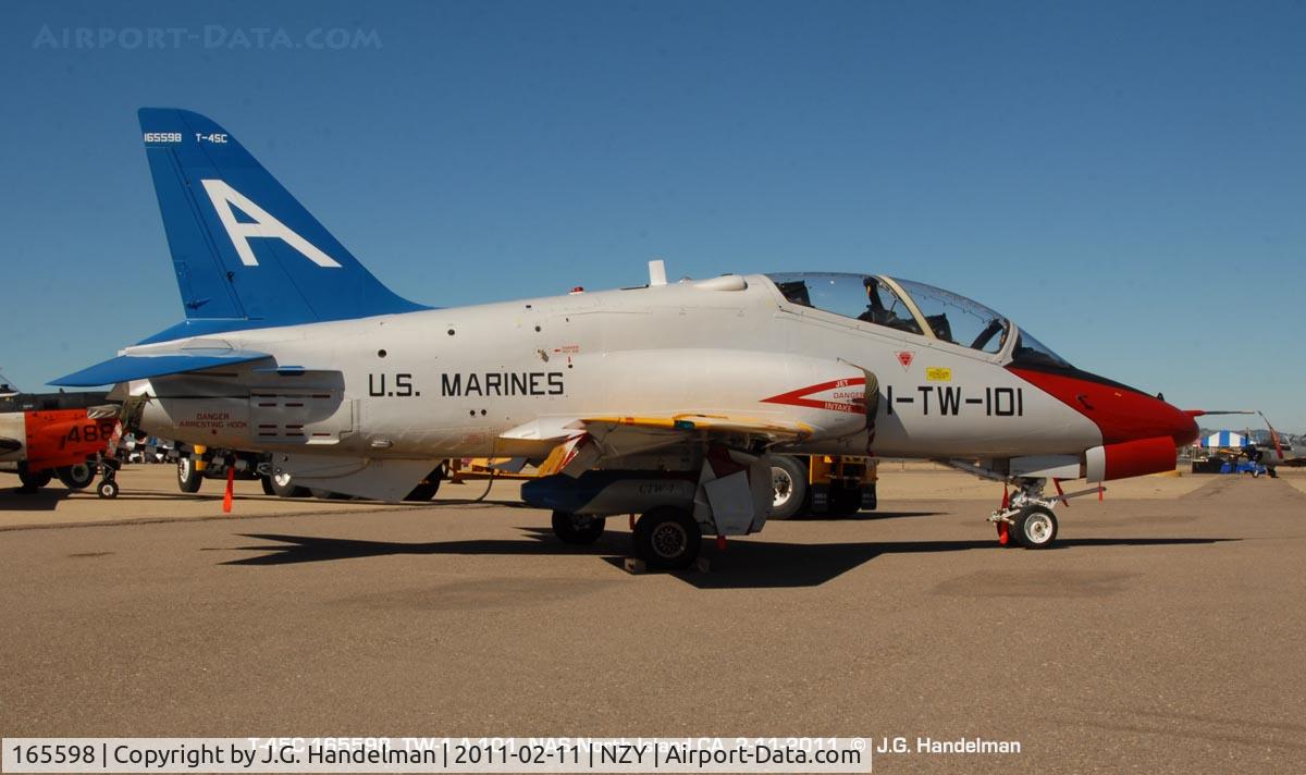 165598, Boeing T-45C Goshawk C/N C056, Retro Colors at CONA at NAS North Island