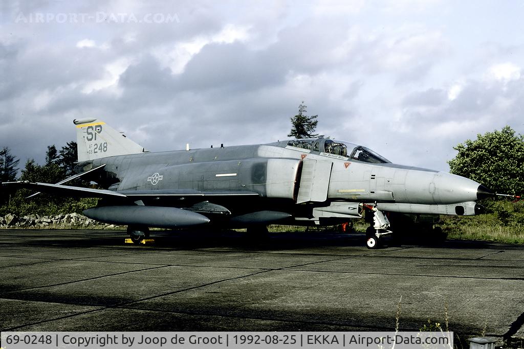 69-0248, 1969 McDonnell Douglas F-4G Phantom II C/N 3773, 52 FW at Karup for the Tactical Fighter Weaponry