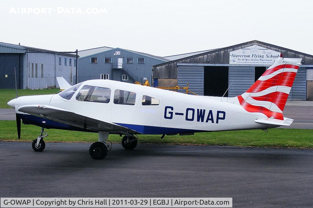 G-OWAP, 1977 Piper PA-28-161 Cherokee Warrior II C/N 28-7816314, ex British Airways flying club