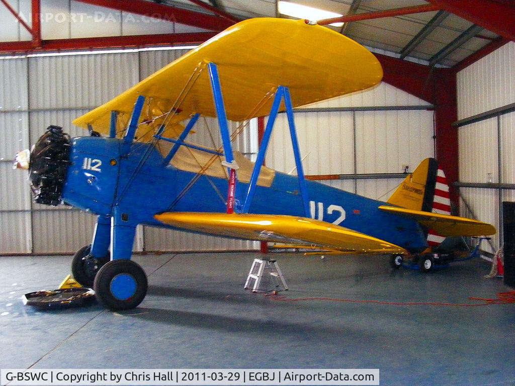 G-BSWC, 1944 Boeing E75 C/N 75-5560, Richard Thwaites Aviation Ltd
