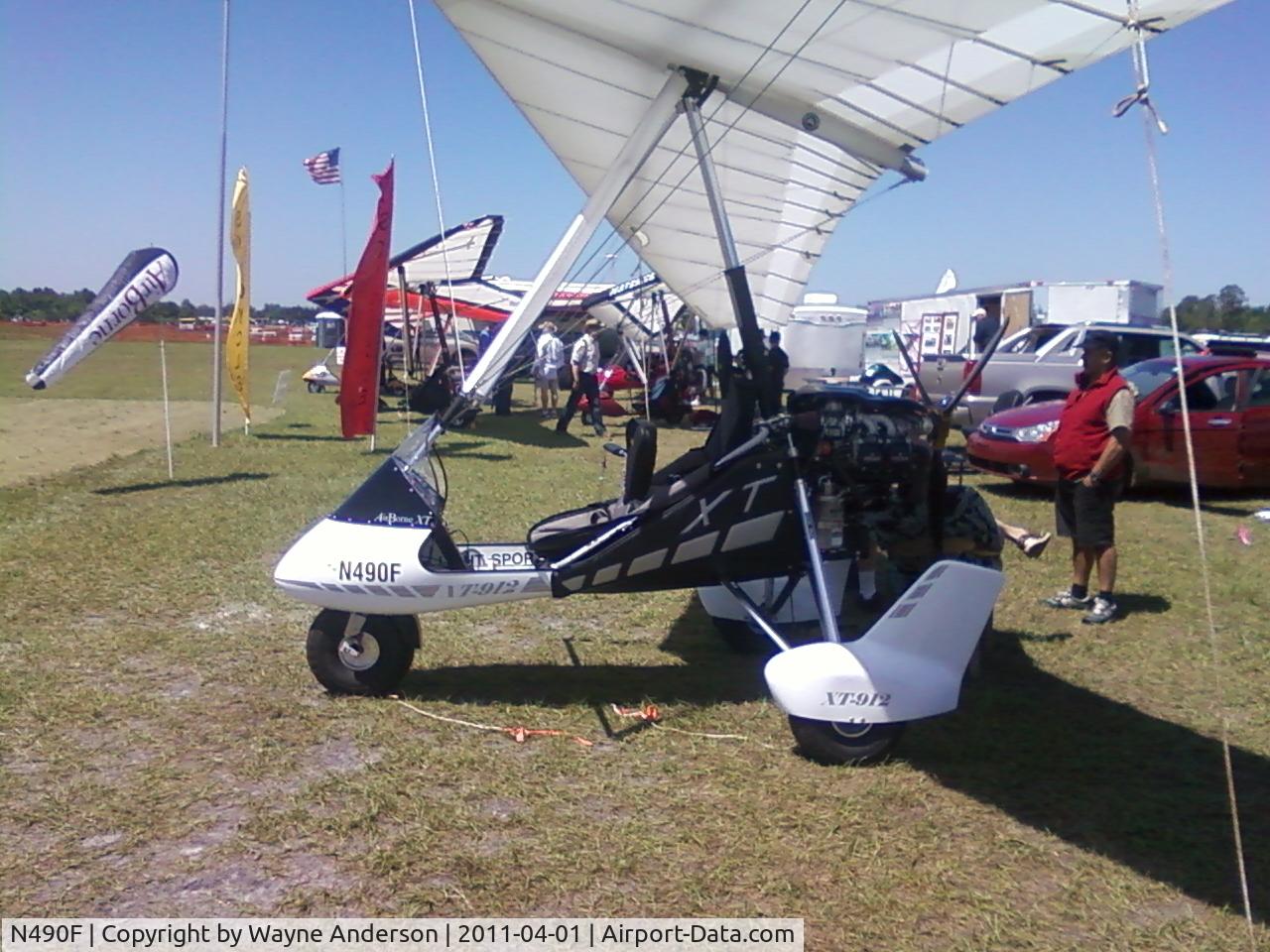 N490F, Airborne Edge XT-912-L C/N XT-912-0394, Motorized Hang Glider