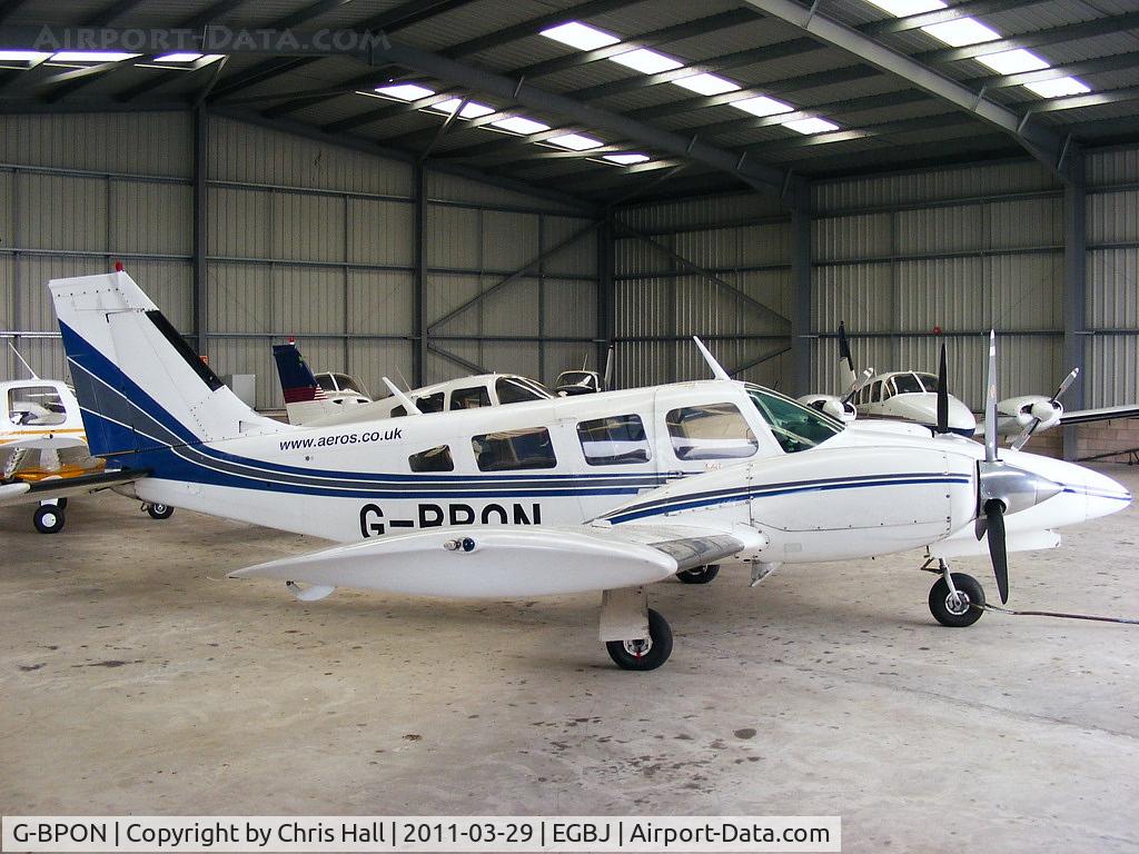 G-BPON, 1975 Piper PA-34-200T Seneca II C/N 34-7570040, TGD Leasing