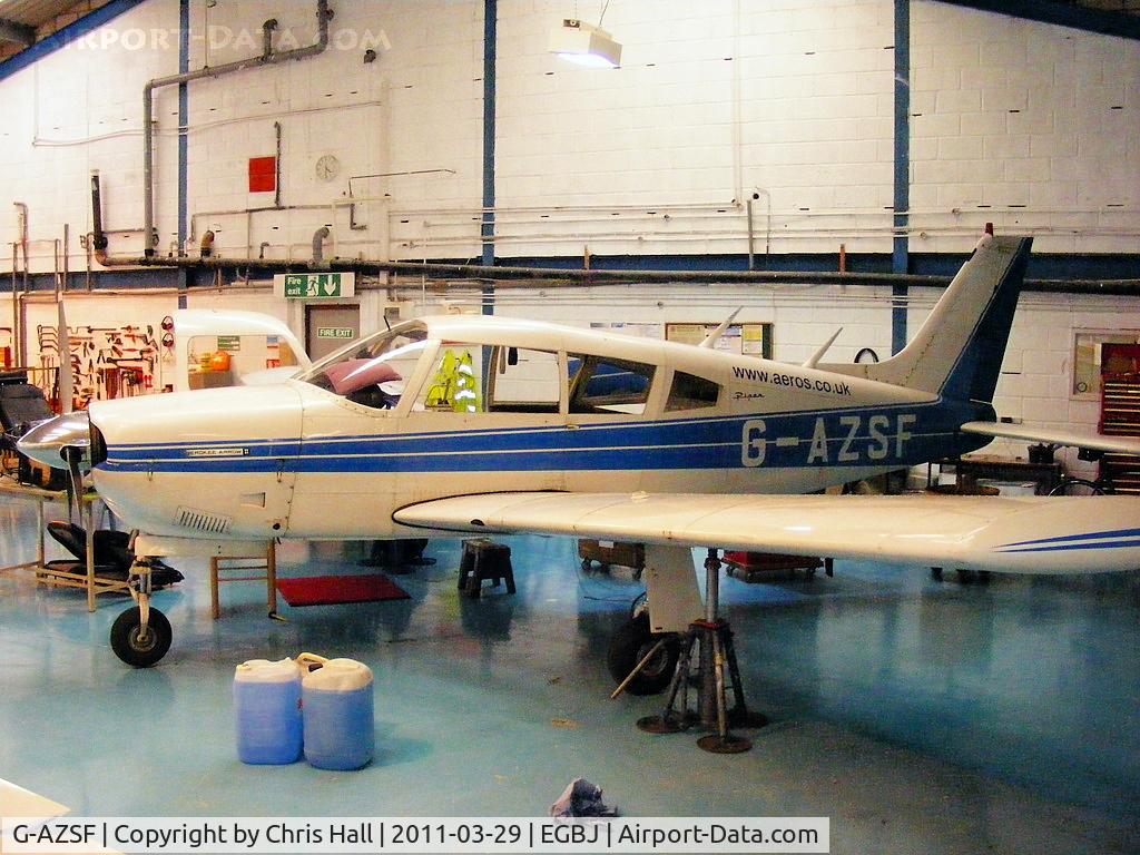 G-AZSF, 1972 Piper PA-28R-200-2 Cherokee Arrow II C/N 28R-7235048, privately owned