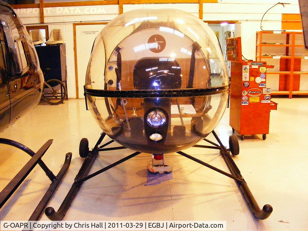 G-OAPR, 1965 Brantly B-2B C/N 446, owned by The Helicopter Museum, Weston-super-Mare