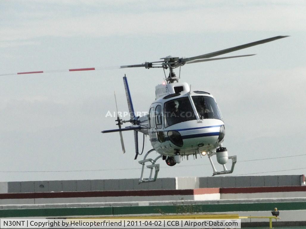 N30NT, 2007 Eurocopter AS-350B-2 Ecureuil C/N 4352, It would appear that the observer has turned on the FLIR and picture camera as the ship is looking at me and they are possibly looking to see whom is taking their picture