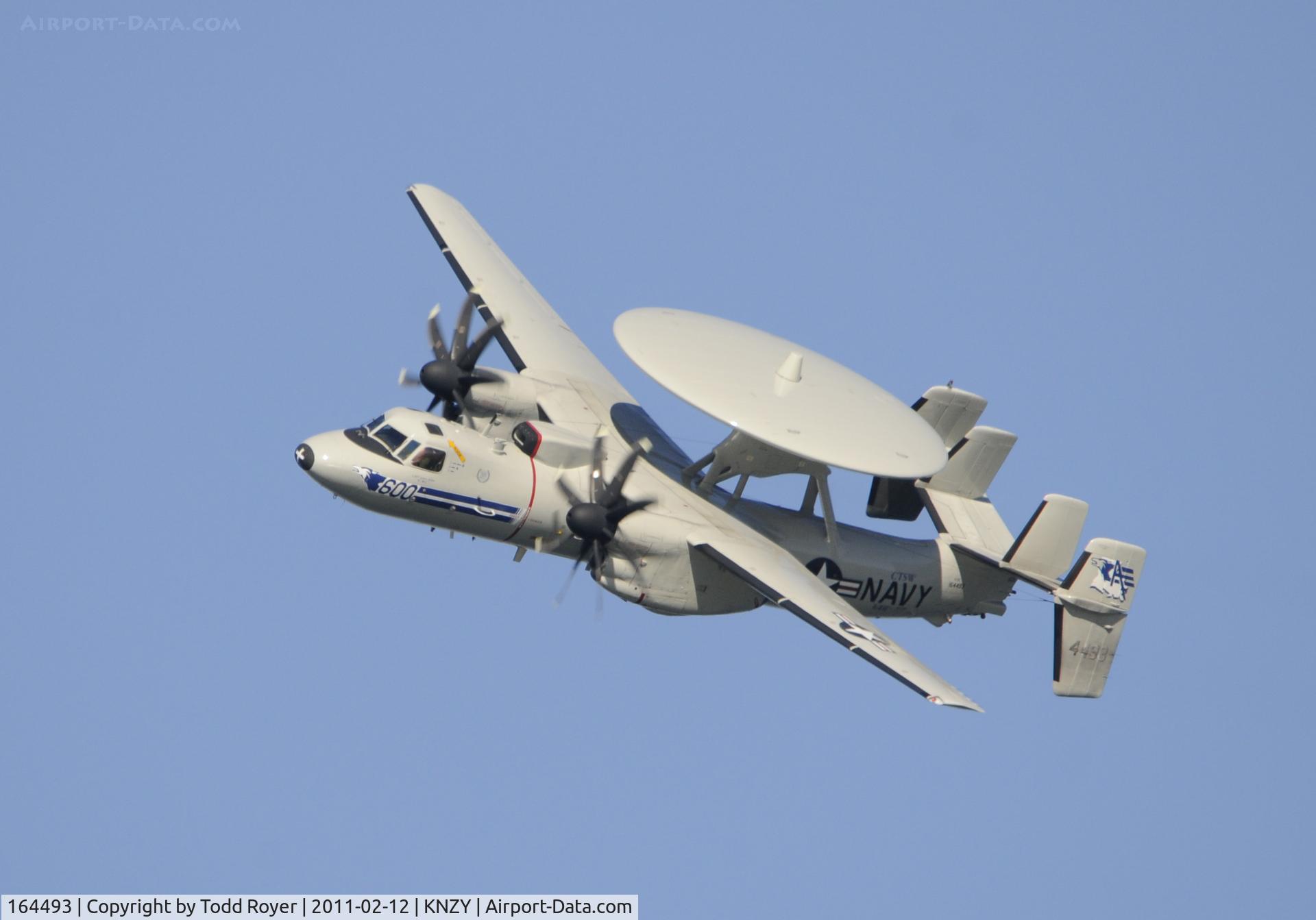 164493, Northrop Grumman E-2C Hawkeye C/N A156, Hawkeye Fly by