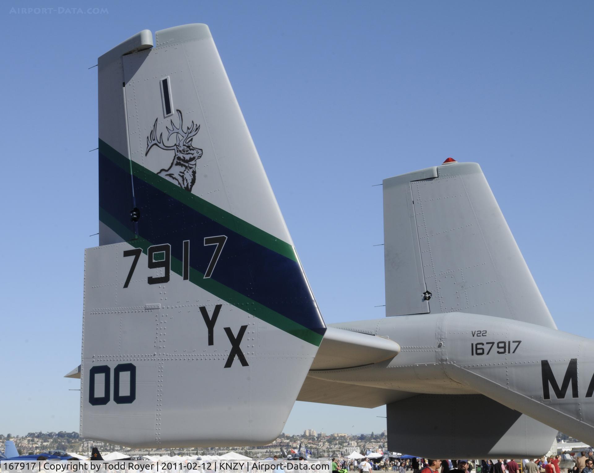 167917, Bell-Boeing MV-22B Osprey C/N D0128, Marine Osprey
