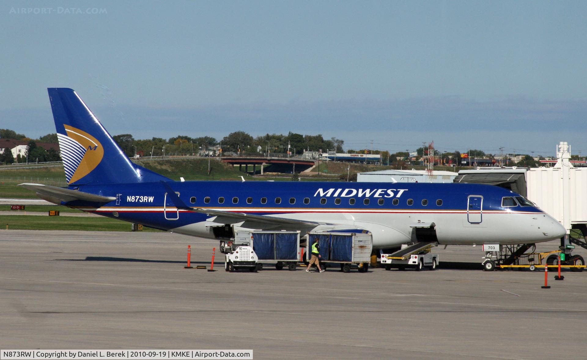 N873RW, 2006 Embraer 170SU (ERJ-170-100SU) C/N 17000144, Soon the beautiful Midwest livery will be history.