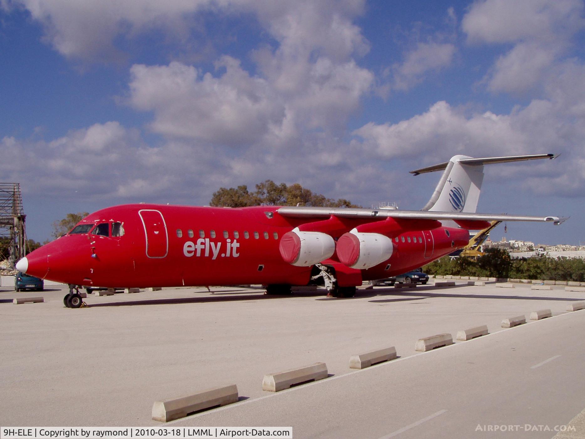 9H-ELE, 1992 British Aerospace BAe.146-300 C/N E3209, RJ70 9H-ELE Efly