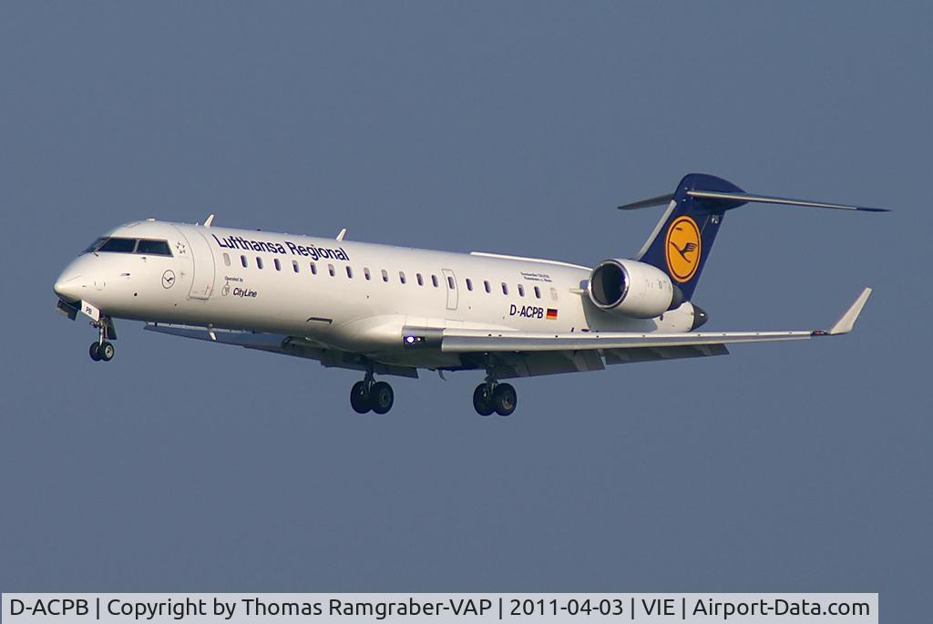 D-ACPB, 2001 Canadair CRJ-701ER (CL-600-2C10) Regional Jet C/N 10013, Luthansa Cityline Canadair Regionaljet 700
