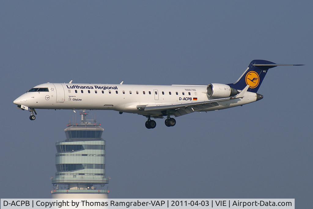 D-ACPB, 2001 Canadair CRJ-701ER (CL-600-2C10) Regional Jet C/N 10013, Lufthansa Cityline Canadair Regionaljet 700