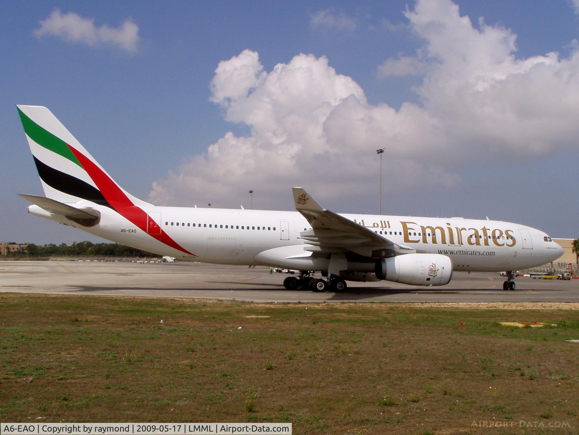 A6-EAO, 2003 Airbus A330-243 C/N 525, A330 A6-EAO Emirates