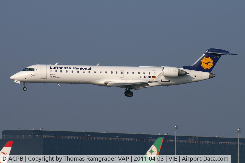 D-ACPB, 2001 Canadair CRJ-701ER (CL-600-2C10) Regional Jet C/N 10013, Lufthansa Cityline Canadair Regionaljet 700