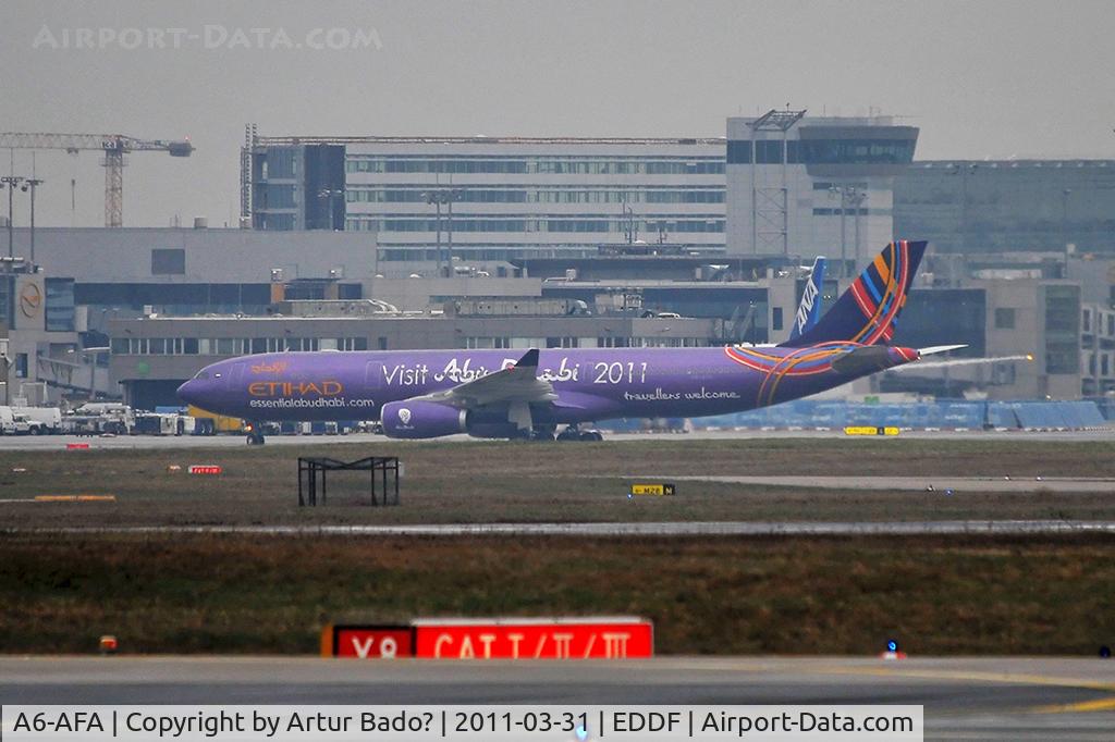 A6-AFA, 2009 Airbus A330-343X C/N 1071, Etihad