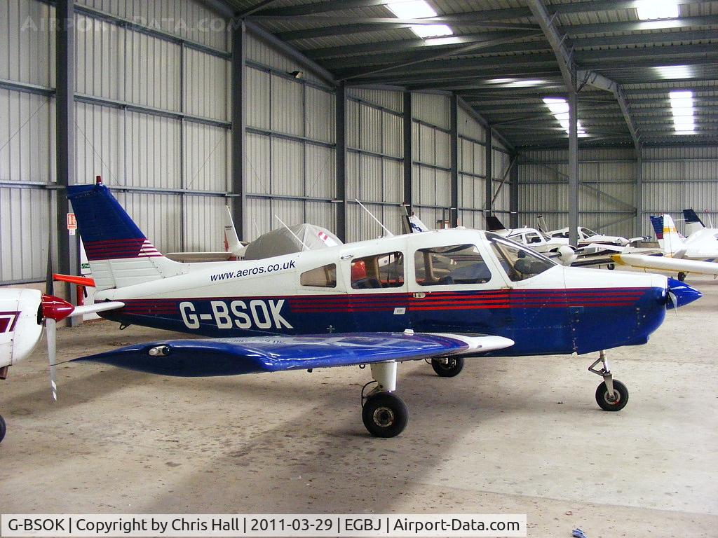 G-BSOK, 1977 Piper PA-28-161 Warrior ll C/N 28-7816191, Aeros Leasing Ltd