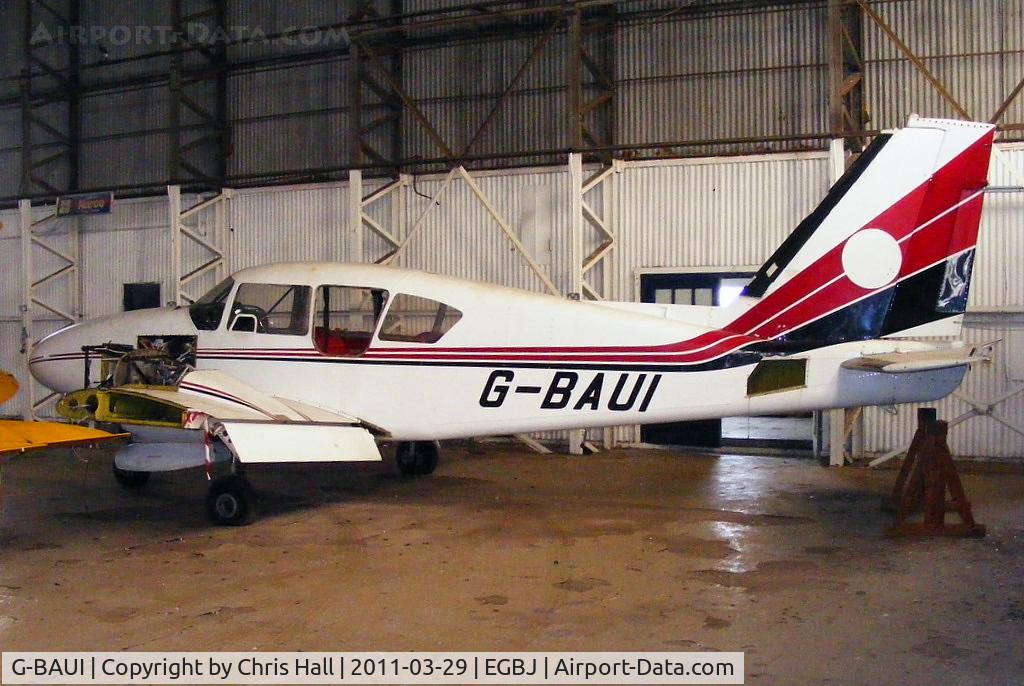 G-BAUI, 1969 Piper PA-23-250 Aztec C/N 27-4335, Gloucester University instructional airframe