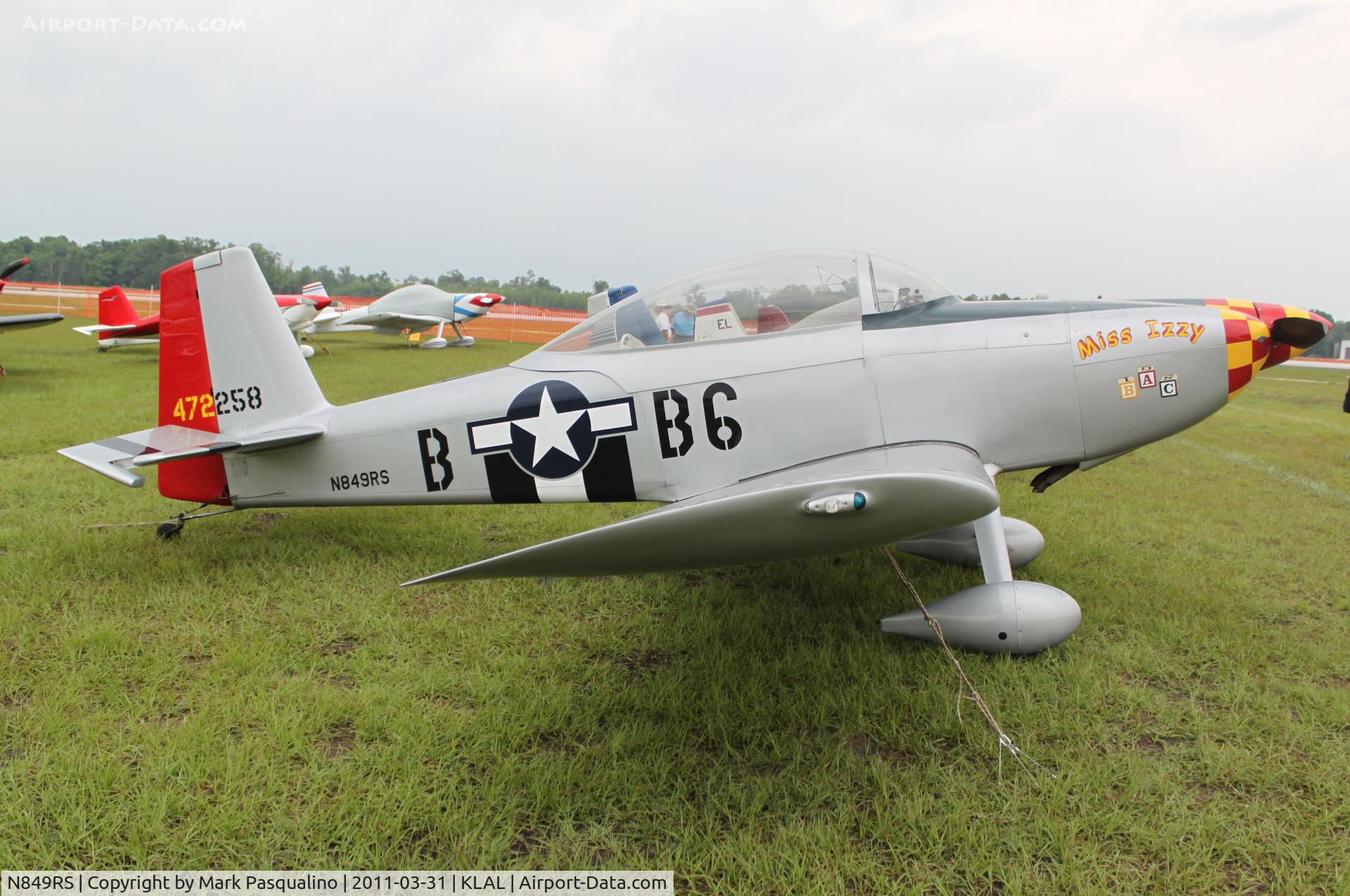 N849RS, 2006 Vans RV-8 C/N 81589, RV-8