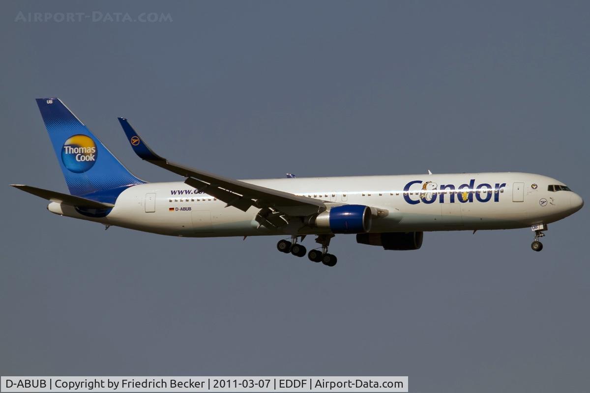 D-ABUB, 1992 Boeing 767-330/ER C/N 26987, on final