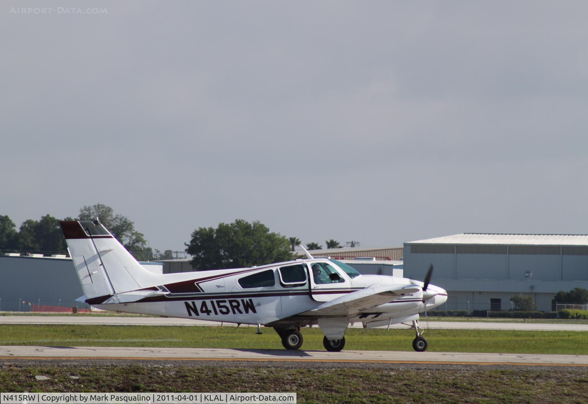 N415RW, 1968 Beech D55 Baron C/N TE-643, Beech D55