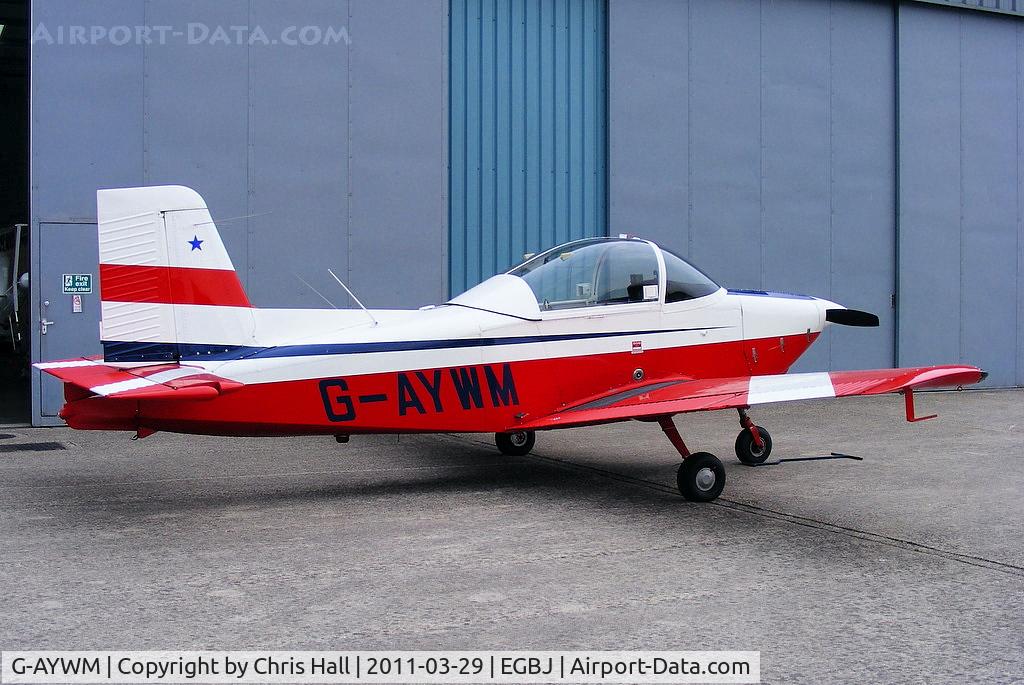 G-AYWM, 1971 AESL Glos-Airtourer Super 150/T6 C/N A534, privately owned