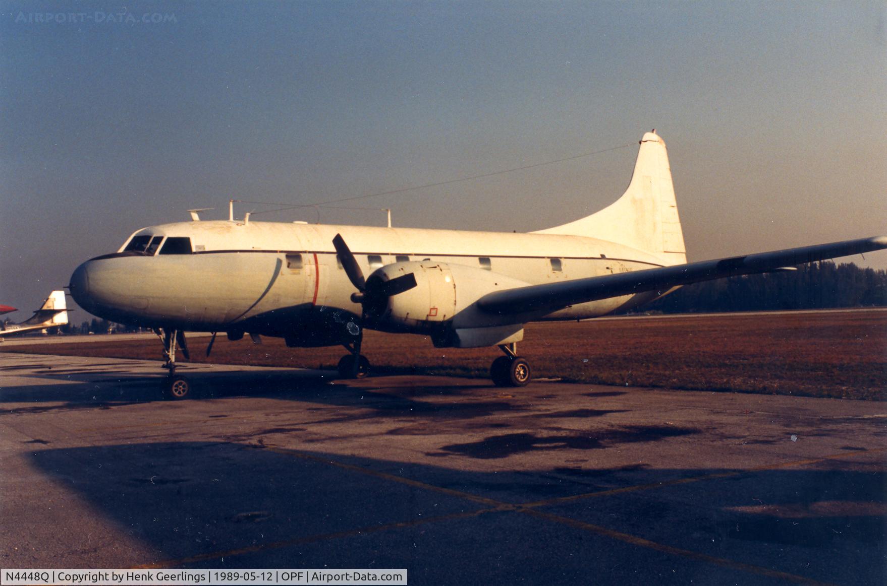 N4448Q, 1953 Convair VT-29D C/N 5205, ex 52-1180