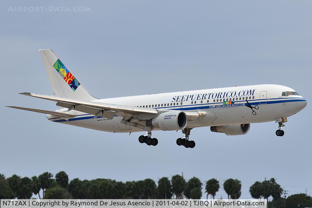 N712AX, 1985 Boeing 767-2J6/ER C/N 23307, Porta Del Sol Holidays (Air Transport International - ATI)
