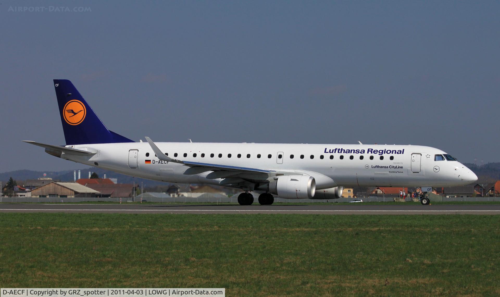 D-AECF, 2010 Embraer 190LR (ERJ-190-100LR) C/N 19000359, ...