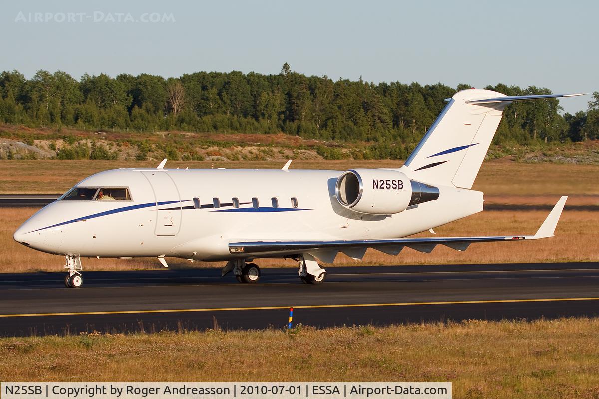 N25SB, 1992 Canadair Challenger 601-3A (CL-600-2B16) C/N 5115, Arriving from Kiev